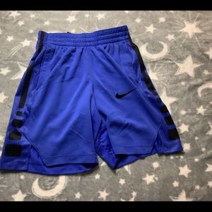 Blue Nike shorts